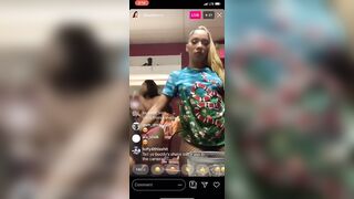 TITTIES TITTIES TITTIES ON @DIIAMONND INSTAGRAM LIVE