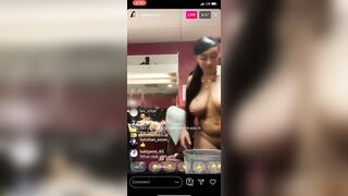TITTIES TITTIES TITTIES ON @DIIAMONND INSTAGRAM LIVE