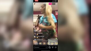 TITTIES TITTIES TITTIES ON @DIIAMONND INSTAGRAM LIVE