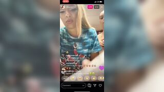 TITTIES TITTIES TITTIES ON @DIIAMONND INSTAGRAM LIVE