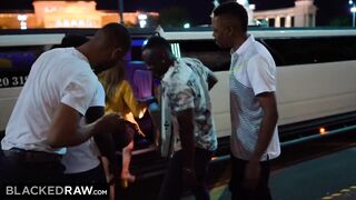 BLACKED RAW -  All she wanted was to be passed around by 4 black guys