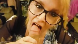 TABOO MILF Cougar Step Mom makes Son Cum w/ slow BlowJob step fantasy KINk