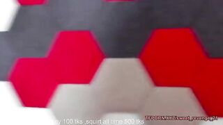 Squirting competition with five hot girls