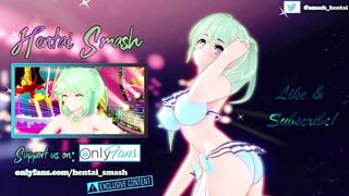 Milim Nava gets strapon fucked by Shuna in the garden. Has an orgasm with her legs in the air. That Time I Got Reincarnated As A Slime Hentai.