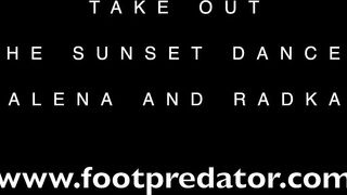 sunset foot predator, lesbian