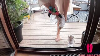sunset foot predator, lesbian