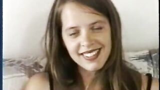 Brunette floozie Samantha Bush likes her body  au naturel, she doesn't shave her pussy, legs and arm-pits but she likes when her curly friend Hillary Van Wettering eats and stretches her whisker with different toys