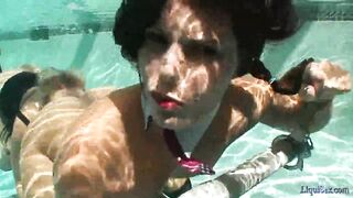 Underwater threesome