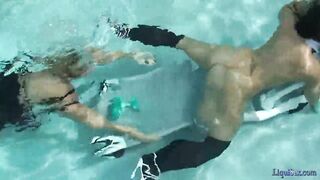 Underwater threesome