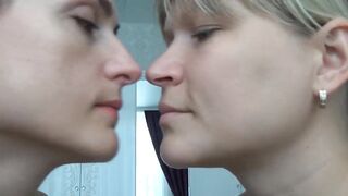 Lesbian Nose to Nose Play 3