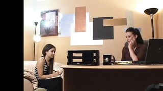 Lesbian College Coeds #27 - Young lesbians lick and fuck each other with their fingers