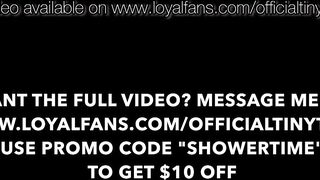 Ana Graves Fucks Midget Tiny Texie Sex Tape in the Shower