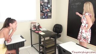 Teacher worshipped by schoolgirl