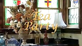 Amazing Beautiful Lesbian Babes Tea Party