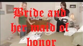 Bride and her maid of honor