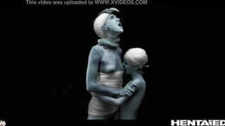 Real Life Hentai - Alien Lesbian Breastfeeding and self Anal Fuck