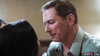 Religious family gives in to lust and sin and fuck in 3some