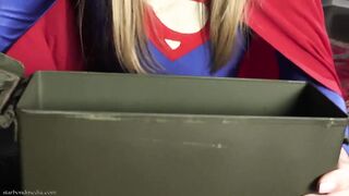 Supergirl Defeated by Lesbian Foot Worship Alison Rey & Star nine TRAILER