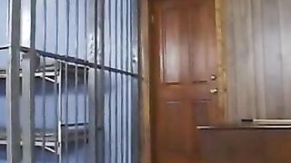 A Sexy Women Caned in Prison