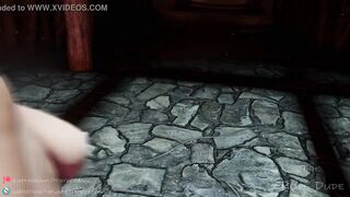 Tifa making Lara her sex slave