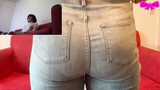 Madison's First Ever Spanking ~ preview ~ otk hand spanking female top ff spanking first time omaha