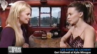 Kylie Minogue & Geri Halliwell lesbian kiss
