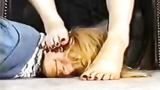 Be my footstool, darling