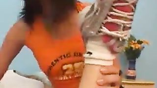 Lesbian Sock and Feet smelling