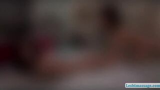 A very horny afternoon massage with Bianca Breeze and Darcie Dolcie