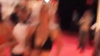 VIKI walking around porn show with pal in relic of a video