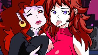 Friday Night Funkin Animation MOM and Girlfriend having Hard and Passionate Sex on Stage