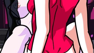 Friday Night Funkin Animation MOM and Girlfriend having Hard and Passionate Sex on Stage