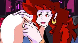 Friday Night Funkin Animation MOM and Girlfriend having Hard and Passionate Sex on Stage