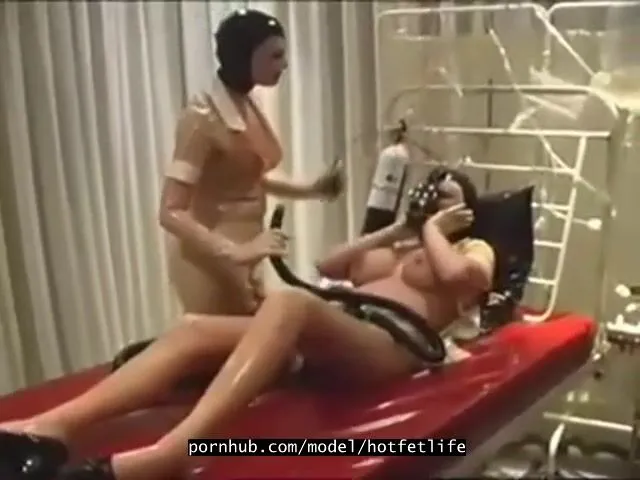 Lesbian Rubber - Hot Rubber Lesbians in Transparent Latex Outfits and Gas Masks Enjoys  Breath Games in Clinic Room - Lesbian Porn Videos