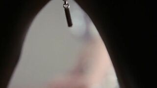 Pretty Silver Submissive Gets a Dark Domina Strap-on Pounding