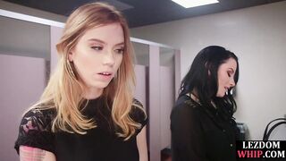 WHIPPED ASS - Lesbian domination with toy and strapon anal fucked
