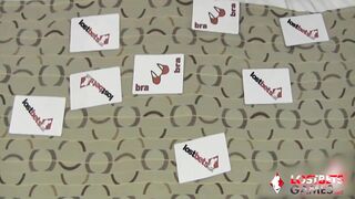 LOSTBETSGAMES - 3 College Girls Play a Game of Strip Memory