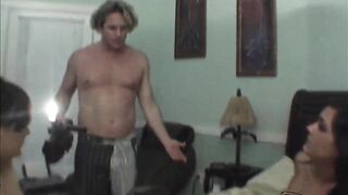 spring break party girls trying out strap on sex with an audience