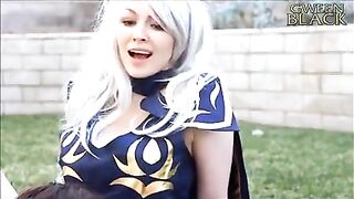 Ashe and Caitlyn League of Legends Lesbian Cosplay Porn