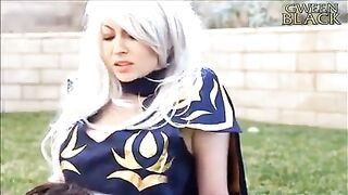 Ashe and Caitlyn League of Legends Lesbian Cosplay Porn
