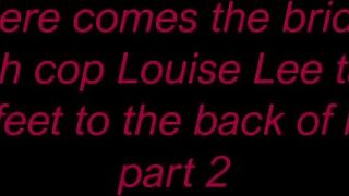 sucking her toes on her wedding day