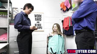 Mall cops fuck teen for stealing sex toys