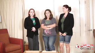 Wednesday, London, and Kimberly Play a Naughty Strip Game