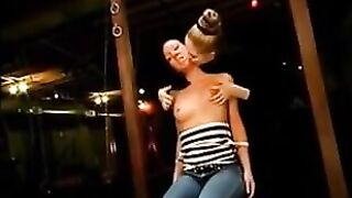 hurt the sub to make her cum