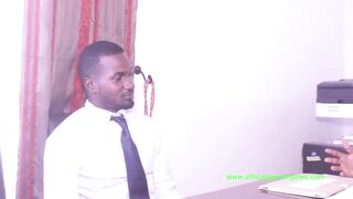 hot rough fuck in public gangbang in the middle of a municipal council meeting of the Mayor of a city in Cameroon.  unprecedented group fuck with big cock and big butt