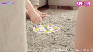 Twister sex party with Little Reislin