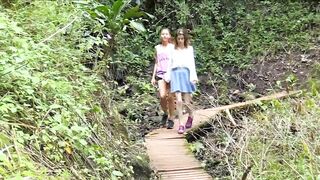 young girls getting nude in nature