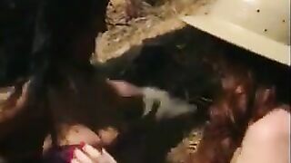 White women in Africa.