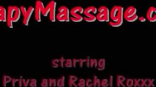 Sensual Massage With Priva & Rachel Roxxx