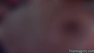 Stylish shemale in a hardcore cock fuck